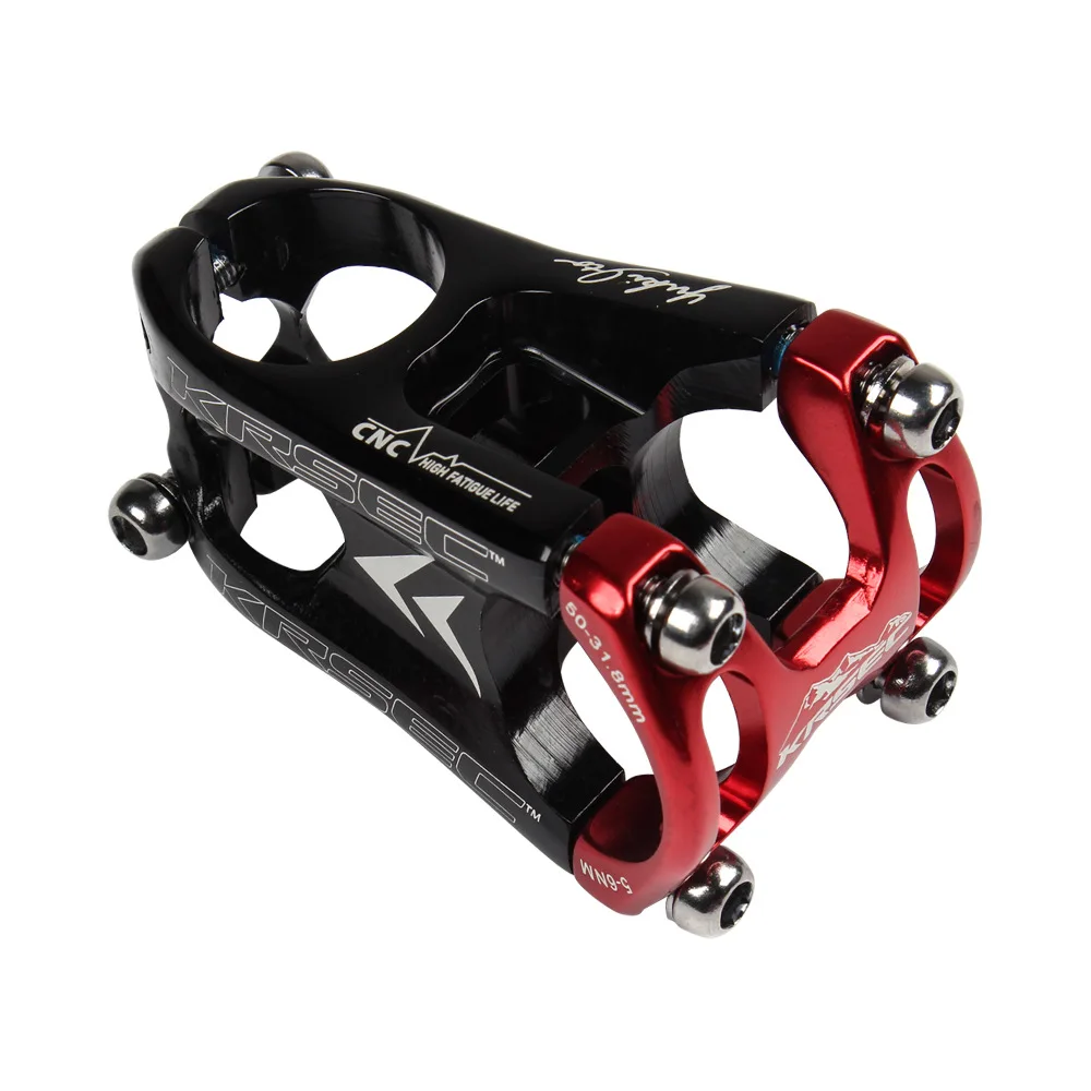 Black red Супер светильник CNC и короткий алюминиевый сплав 31,8*50 мм для горных велосипедов - Цвет: Black red