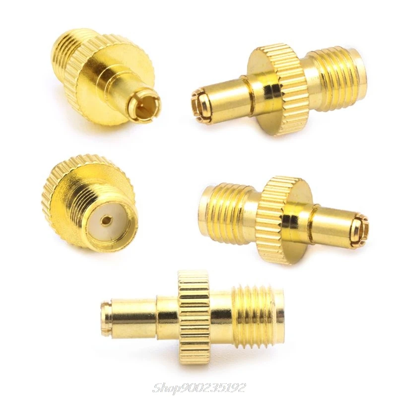 5pcs SMA Female To TS9 Male RF Connector Coaxial Adapter Straight Gold Plated Jy29 20 Dropship