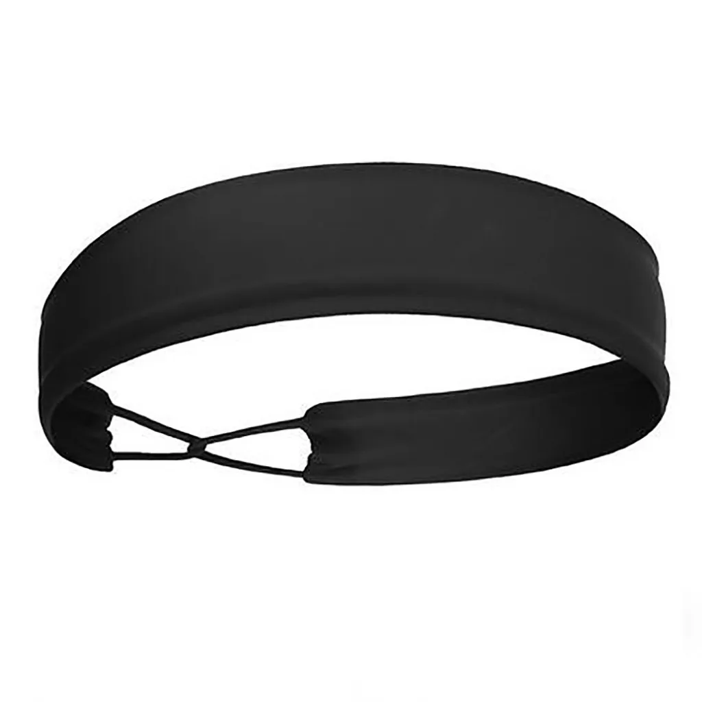 Нескользящие спортивные резинки для волос Эластичные Силиконовые Sweatband идеально подходят для бега Фитнеса Йоги футбола баскетбола волейбола#4