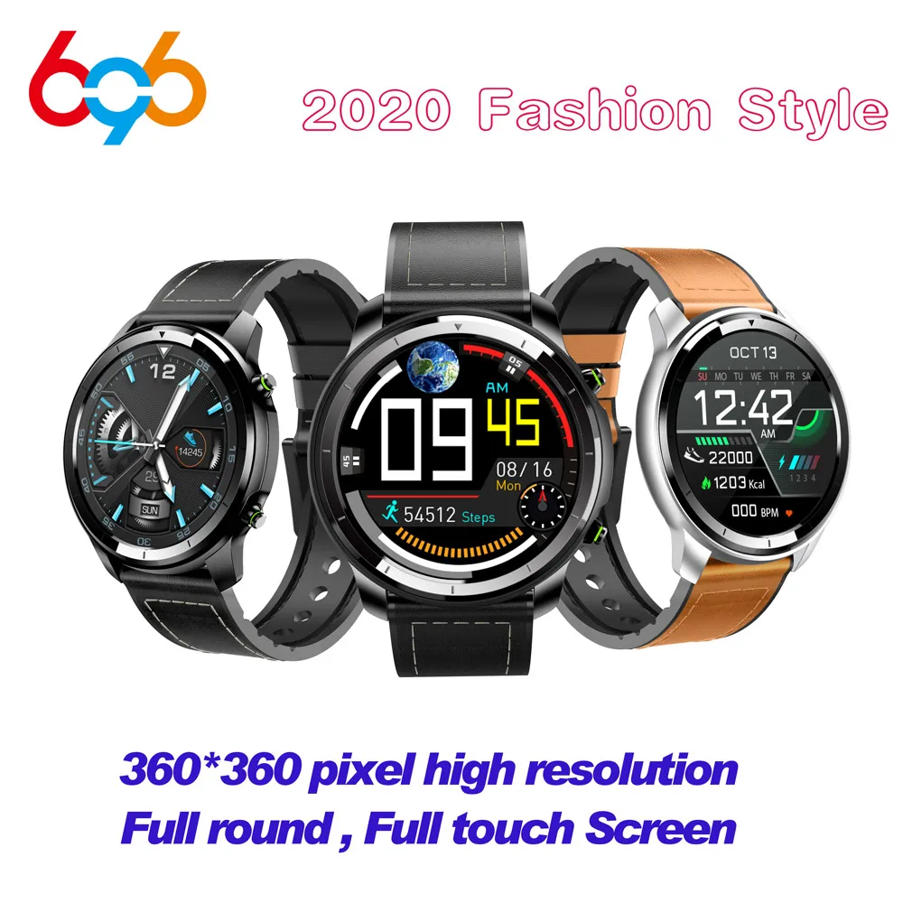 Смарт-часы H15 мужские Full Touch 360*360 HD экран измерение пульса в крови фитнес-трекер