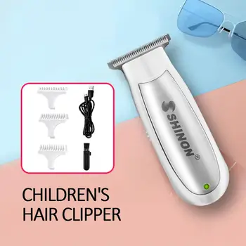 

Oil Bottle Healthy Useful Waterproof Baby Hair Cutter Waterproof Haircut Trimmer Electric Clipper Soft Stable Strong Power