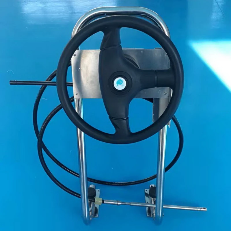 Stainless Console With Steering System For Your Inflatable Boat Boat