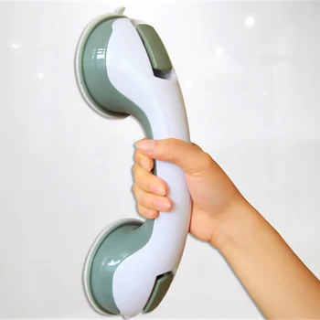 

Bathroom Bath Shower Grab Bar Strong Vacuum Suction Cup Handle Anti-Slip Support Helping Grab Bar For Elderly Safety Handrail