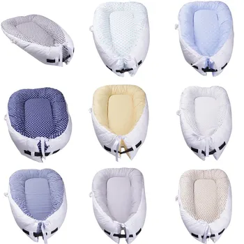 

New Safety Baby Nest Bed Portable Crib Travel Bed Infant Toddler Cotton Cradle for Newborn Comfortable Baby Bed Bassinet Bumper