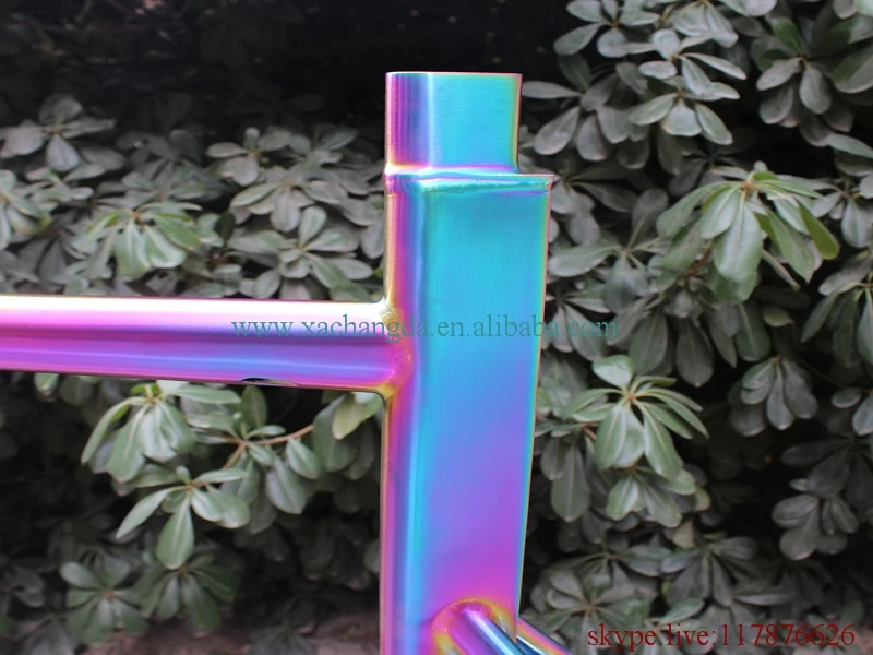 Excellent titanium bmx bicycle frame with 44mm head tube and breeze dropouts BSA thread BB shell 4 Excellent titanium bmx bicycle frame with 44mm head tube and breeze dropouts BSA thread BB shell 4