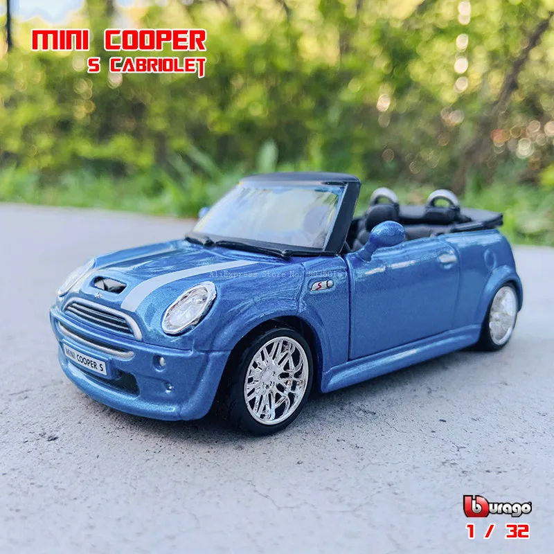 Bburago 1:32 BMW Mini Cooper S Кабриолет и игрушечные автомобили металлическая Игрушечная