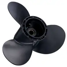 Audew 10 1/4x12 лодка подвесная Пропеллер для Suzuki 20-30HP 58100-96430-019 алюминиевый сплав Морской Пропеллер 10 сплайн зуб