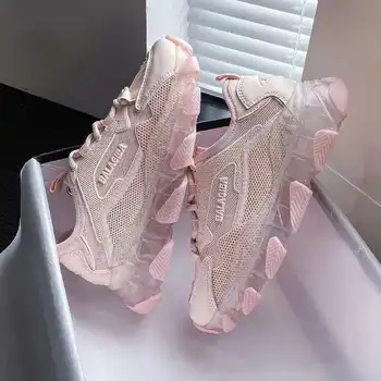 

Shoes Women Platform Sneakers Patchwork Fashion Ladies Casual Increased footware Female Real Leather zapatos de mujer Breathable