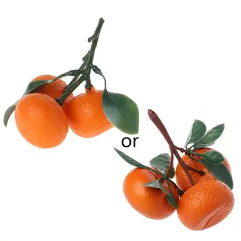 

Realistic Lifelike Artificial Tangerine Fruit Oranges Fake Display Food Decor Home Party Decor U90A