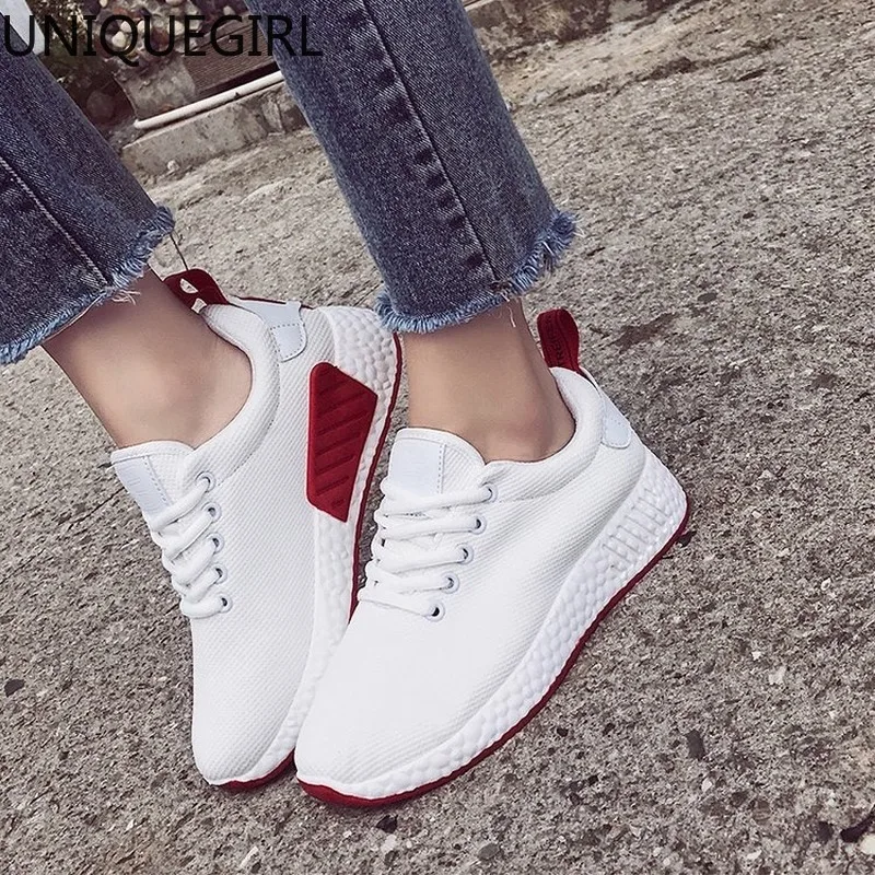 

2019 Spring Sports Korean Low-top Women's Shoes Lace-up Flat Women's Shoes Tide Student Shoes