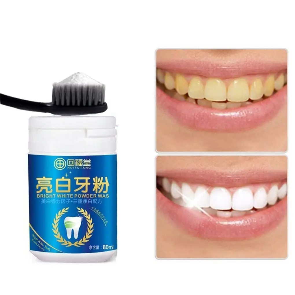 

BGVfive80ml Magic Natural Pearl Tooth Brushing Powder Physical Teeth Whitener Detoxifying Whitening Dental Oral Cleaner