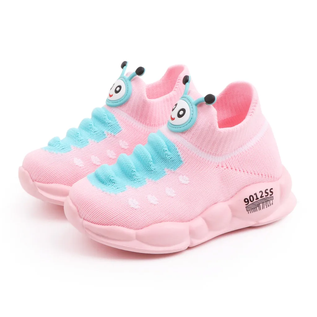 JAYCOSIN/Лидер продаж; осенние детские кроссовки; модная спортивная обувь ярких цветов с героями мультфильмов; вязаные дышащие кроссовки для мальчиков и девочек