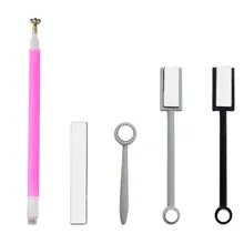 Магнит для маникюра, набор ручек, инструмент для нейл-арта, 5 шт., магнитная палочка, инструмент, 3D Магнитный кошачий глаз, гель, Волшебная линия, маникюрные инструменты Y10.10