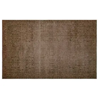 

Handmade Brown Vintage Overdyed Turkish Area Rug 160x258 Cm-5'3''X8'6''
