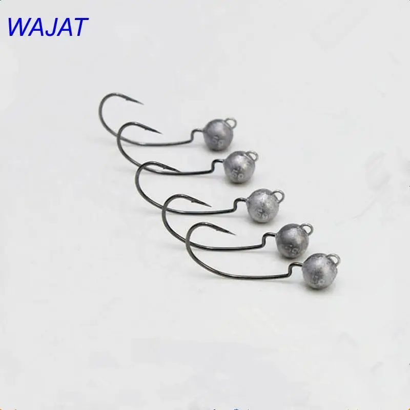 Fishing Swivels Hook Crank Lead Barbed High Carbon Steel Turkey Jig Fishhooks Head Hamecon Simple Dark Khaki Tech Anzuelos|Рыболовные
