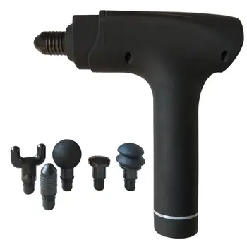 

Therapy Massage Gun LCD Percussion Massager Muscle Vibrating Relaxing Therapy Deep Tissue 5 Heads Machine Relax Body
