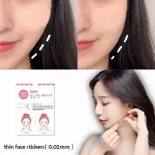 

40pcs /Box Invisible Woman Thin Face Stickers Face Facial Line Wrinkle Sagging Skin V-Shape Chin Lifting Patch