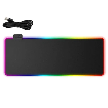 

USB Wired Colorful RGB Mouse Pad Anti-Slip Rubber Backlight Gaming Mice Mat Computer peripherals