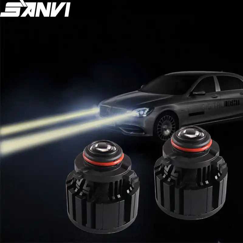 Sanvi 2 pcs L63 L65 Bi LED Lens Headlight 45W 6000K Hi Low Beam Car LED