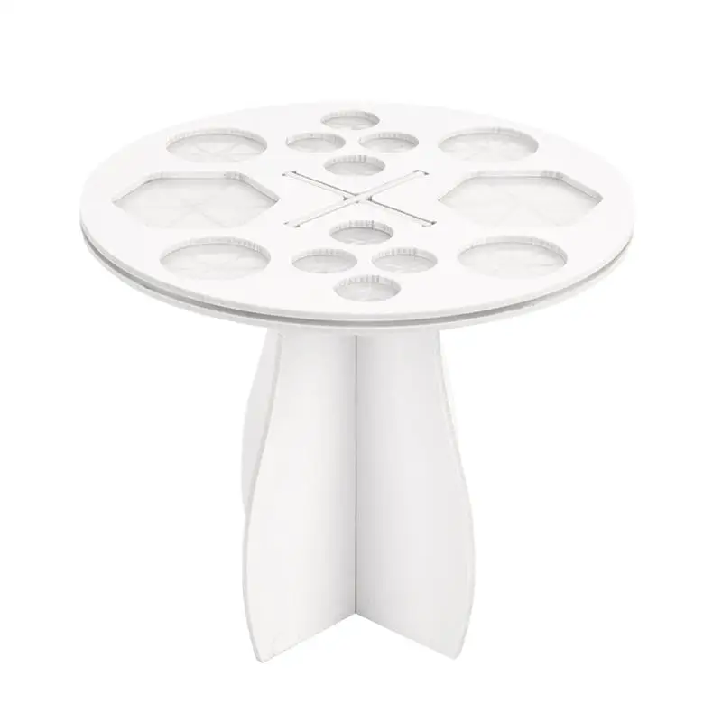 14 Square Hole Makeup Brush Holder Collapsible Tower Tree Rack Nail Art Brushes Desplay Holders Drying Stand Storage Makeup Tool