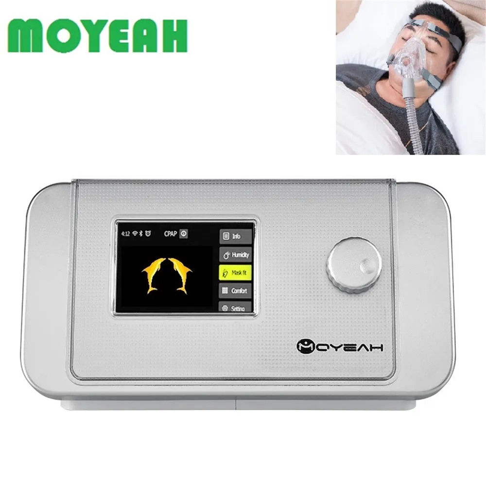 

MOYEAH Auto CPAP Machine APAP Medical Apparatus with Mask Tube Air Filters Anti Snoring Automatic CPAP Equipment For Sleep Apnea