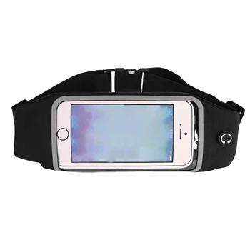 

Women Men Waist bag Sport Waist Bag Screen Touching Waterproof Running Belt Pouch Mobile Phone Holder for phone 4-5.3 5.5 6"