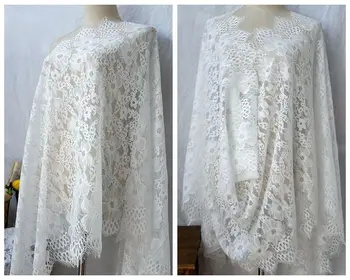 

66cm wide, 300cm long eyelash lace trim lace fabric for home decoration, table cloth, curtains fabric vintage lace flowers lace