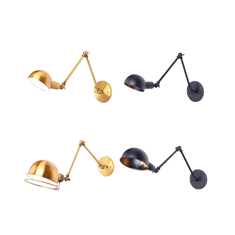 

Classic Nordic loft industrial style adjustable jielde Wall Lamp Vintage sconce wall lights LED for living room bedroom bathroom