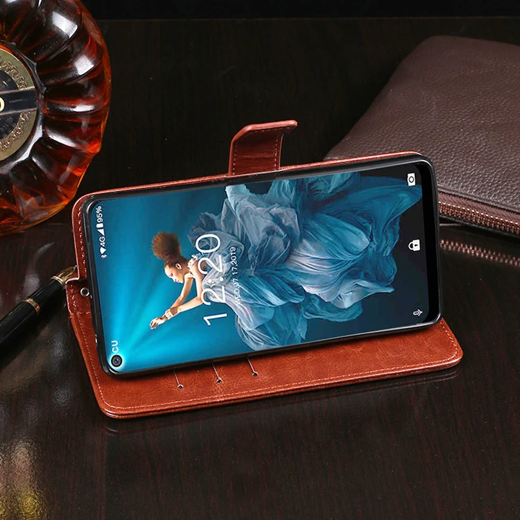Для Oukitel C17 Pro Чехол ретро кожаный флип-кошелек чехол для Oukitel C16 C15 C13 C12 C11 Pro Магнитный чехол для телефона