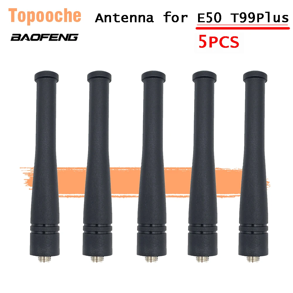 5 шт. Оригинальная антенна Baofeng E50 UHF 400-480 МГц BF-T99plus рация для T99plus двухстороннее