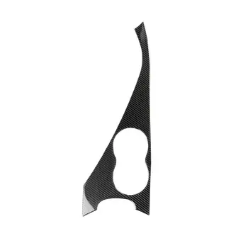 

Carbon Fiber Water Cup Holder Panel Cover Set Trim For Infiniti Q50 V37 Q50 Left Side Cup Holder Panel