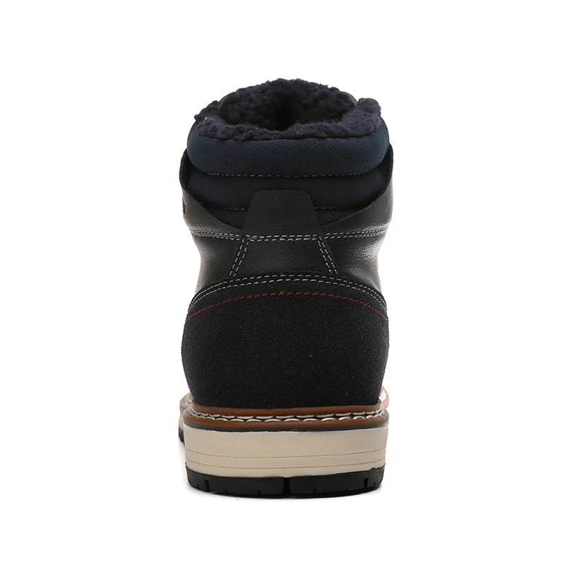 NEW Fashion Men Winter Snow Boots Keep Warm Boots Plush Ankle Boot Snow Work Shoes Casual Men's Snow Boots