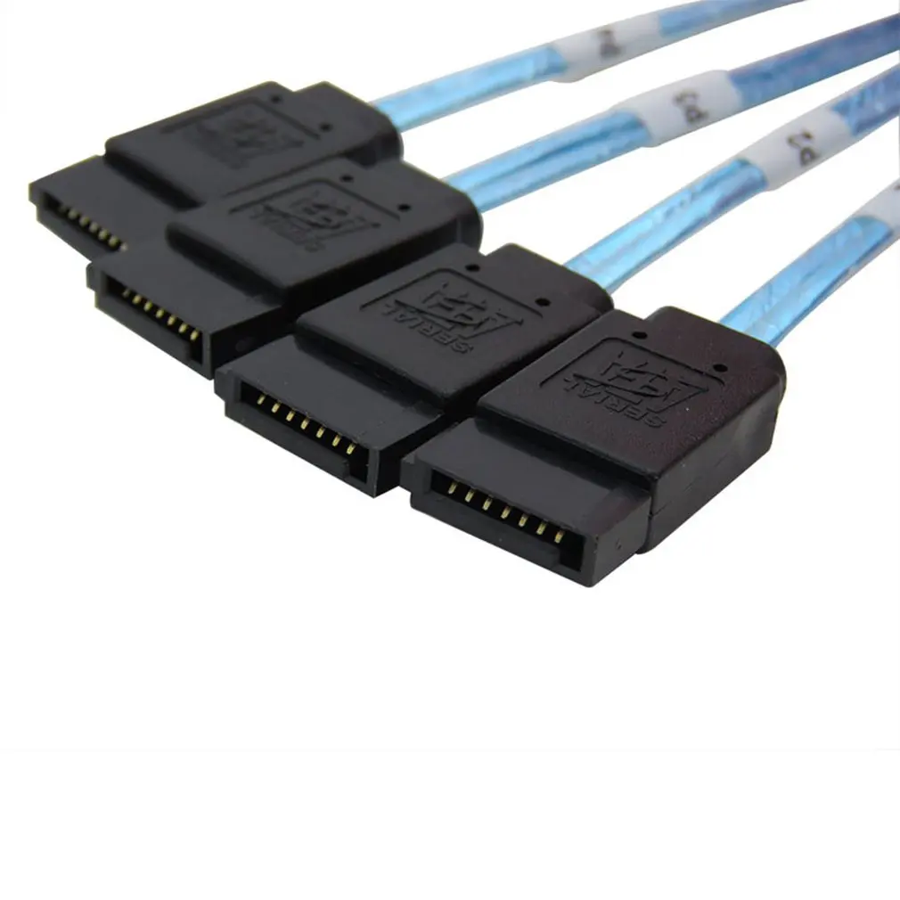 Мини Sas высокой плотности Sff-8644 к 4Sata7P 12 Гб сервер внешний жесткий диск кабель