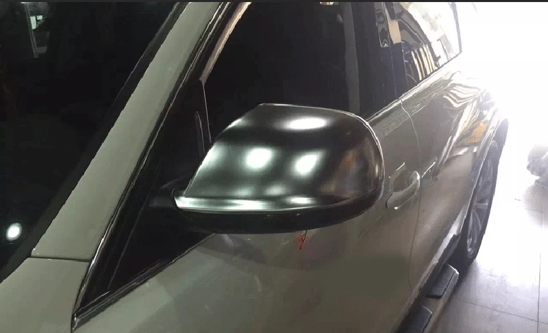 Боковое зеркало заглушки для Audi Q5 8R Q7 4L SQ5 хром 2009 2010 2011 2012 2013 серебристый матово