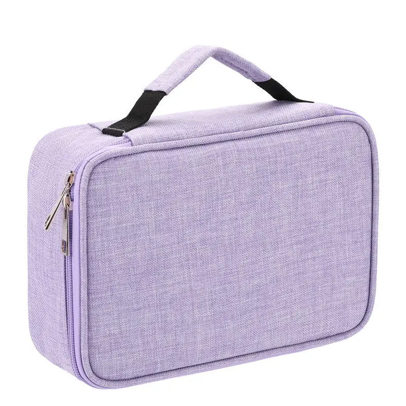 Empty Pencil Case Холст обратно в школьный пенал большой 72 Отверстия пенал для девочек и мальчиков большой хранение картриджей ручка коробка Канцтовары пенал - Цвет: Empty Pencil Case