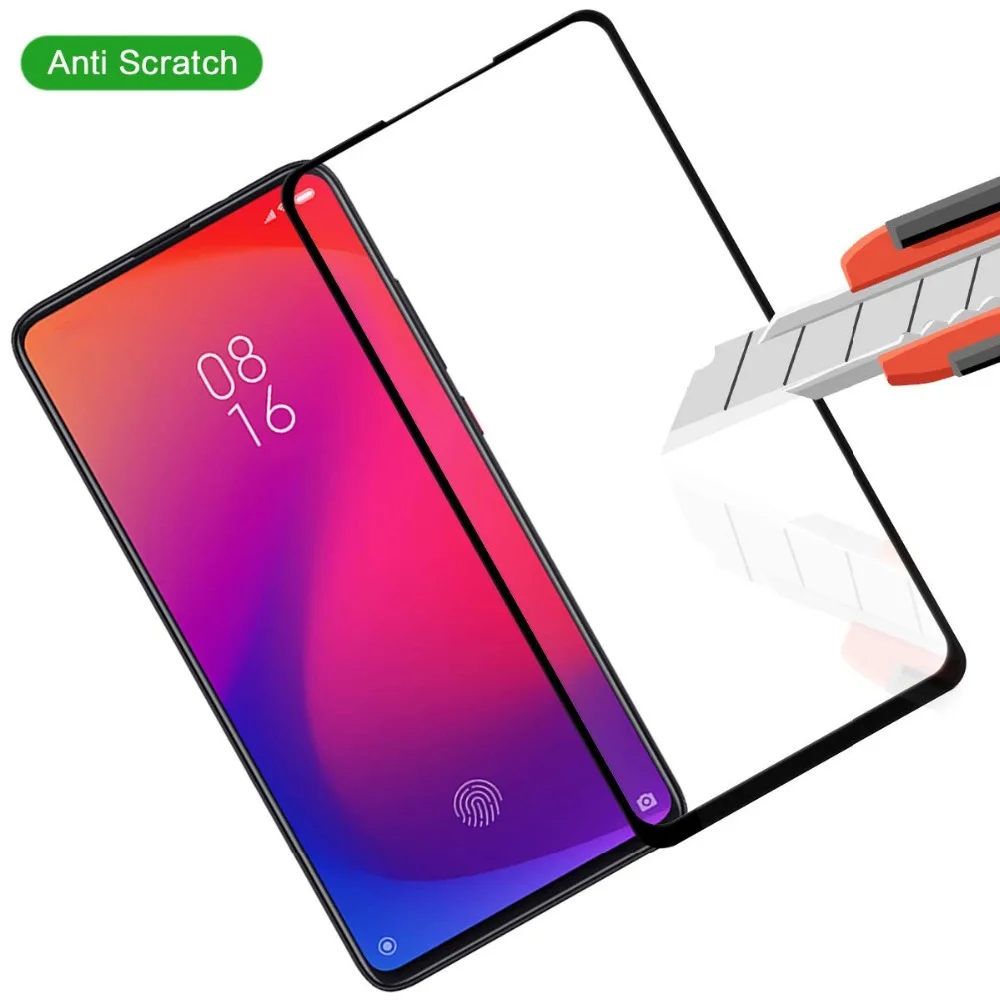 9H 5D Full Cover Black Tempered Glass For Elephone U2 6.26 inch Screen Protector Premium For Elephone PX Protective Film Glass