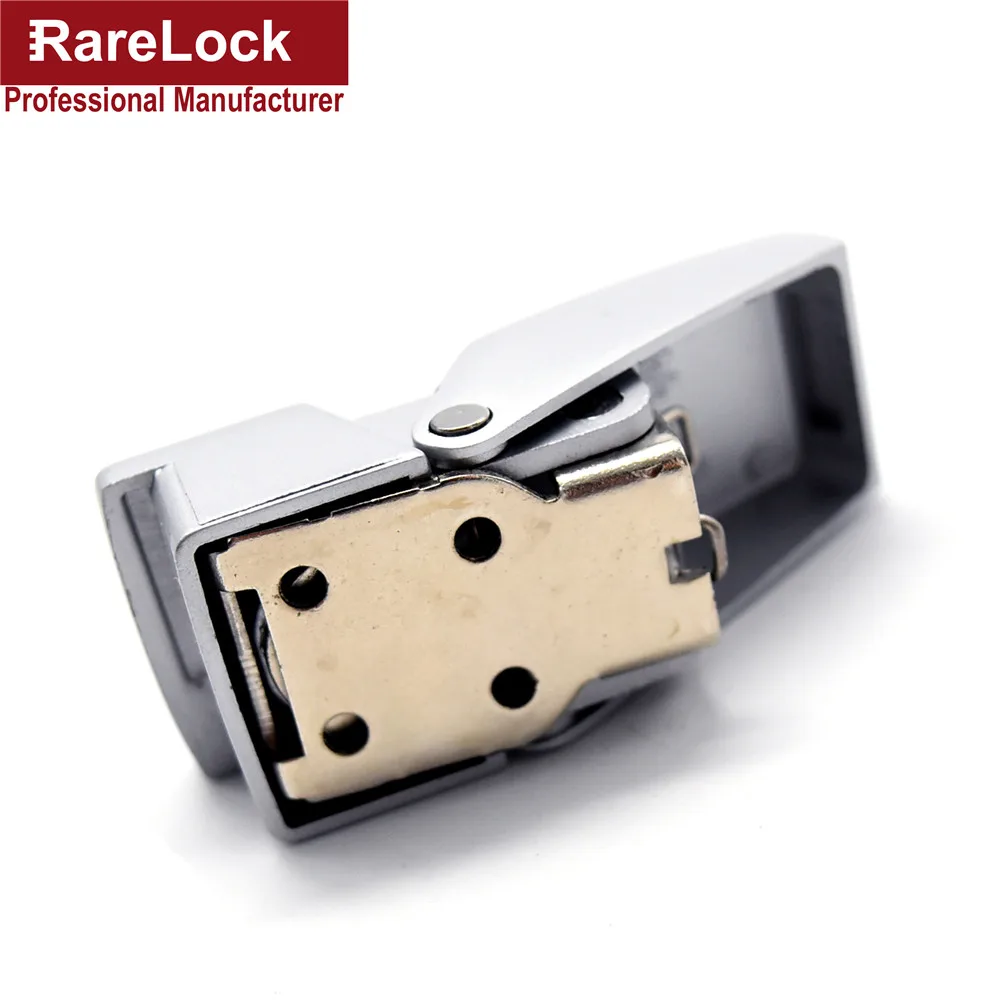 Rarelock серебряная застежка пружинный замок 2 ключа Пылезащитная раздвижная дверь простое удобство оконные замки для шкафа JA57-2 ff