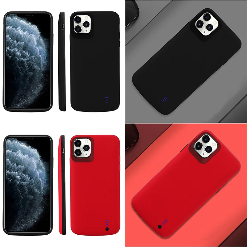 5000 мАч/6000 мАч чехол для зарядного устройства для iPhone 11 11Pro внешний аккумулятор чехол для зарядки для iPhone 11 Pro Max чехол для аккумулятора