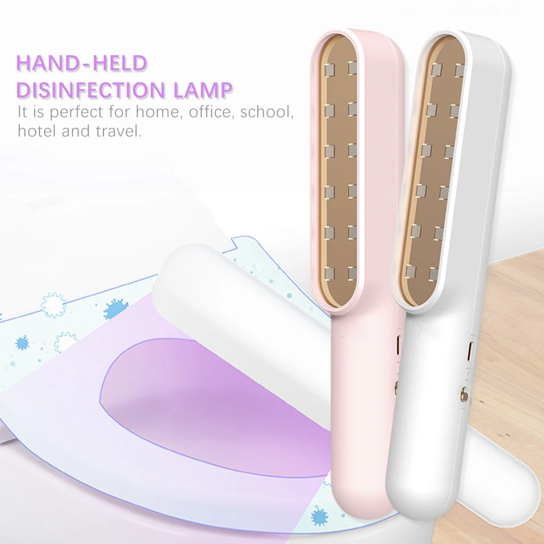 

UVC Disinfection Lamp UV Sterilization Lamp Ultraviolet Disinfection Light UV Disinfection Light Travel UVC Sterilizing Lights