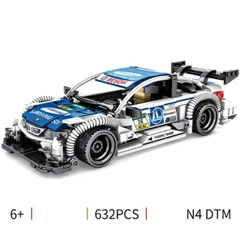 

632pcs Technic m4 Racing car bricks Toys Compatible With MOC M4 DTM Speed Race Car Model Kits Building Blocks Kid Christmas Gift