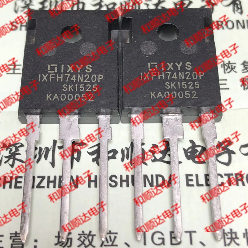 /2 шт/IXFH74N20P TO-247 200V 74A