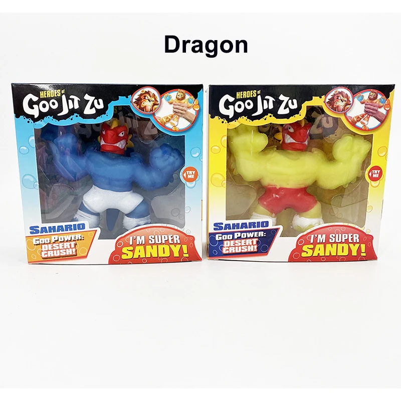 Горячие GOO Jit Zu Hero Мягкие игрушки милые мягкие животные Лев Акула крокодил орангутан опционально антистресс сжимаются куклы игрушки Squishys