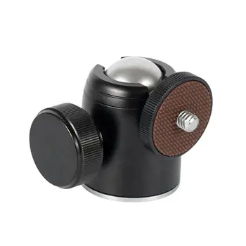

360 Degree Aluminum Alloy Body Rotating Swivel Mini Tripod Ball Head With 1/4 Inch Screw Thread Base Mount For Lighter Dslr Came