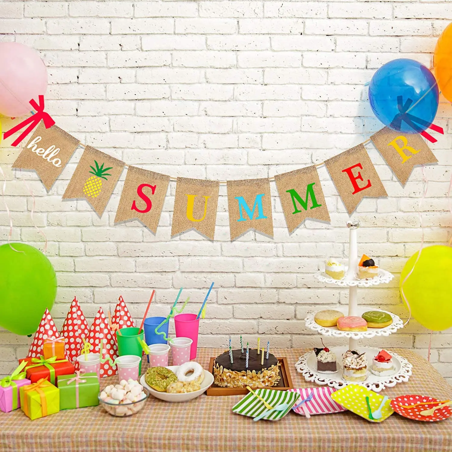 Luau Pesta Dekorasi Luau Ulang Tahun Tropis Baby Shower Musim Luau Pesta Dekorasi Luau Ulang Tahun Tropis Baby Shower Musim