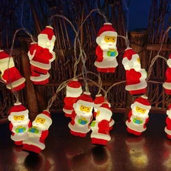 Christmas LED String Lights Light String Holiday Decoration Lighting Garland Snowman Christmas Tree Decoration LED Fairy Lights
