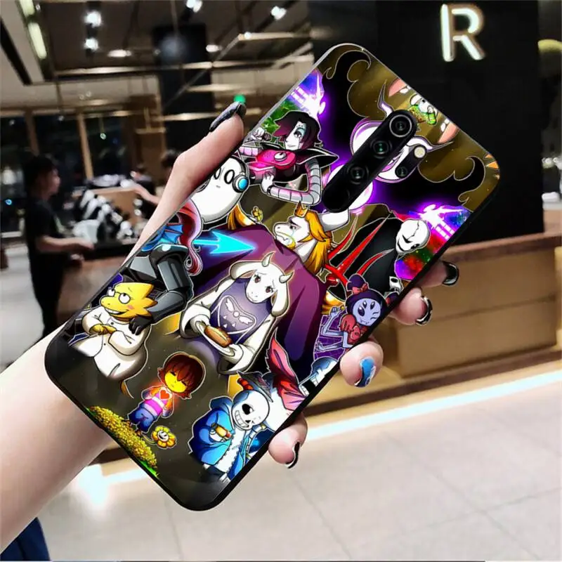 YJZFDYRM Undertale Coque Shell Phone Case for Redmi Note 9 8 8T 8A 7 6 6A Go Pro Max Redmi 9 K20 phone cases for xiaomi Cases For Xiaomi