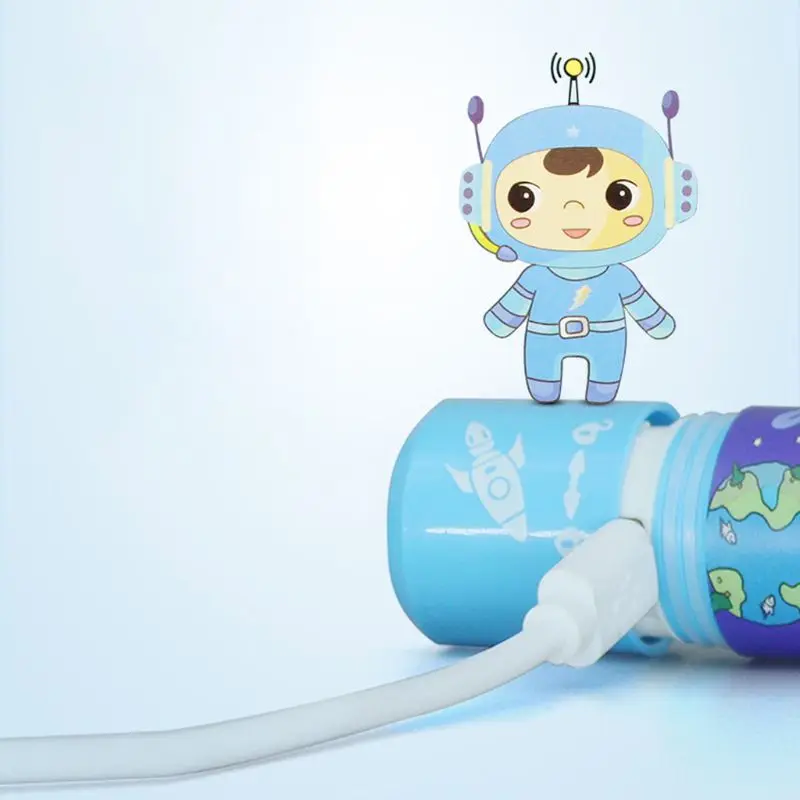 Baby Sonic Electric Toothbrush USB Rechargeable Automatic Toddler Kid Safety Soft Toothbrush