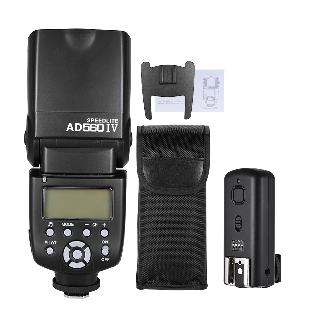 Andoer AD560 IV 2,4G Вспышка светильник+ 6 в 1 чистый ToolGN50 со вспышкой триггера для Canon Nikon для sony DSLR камеры