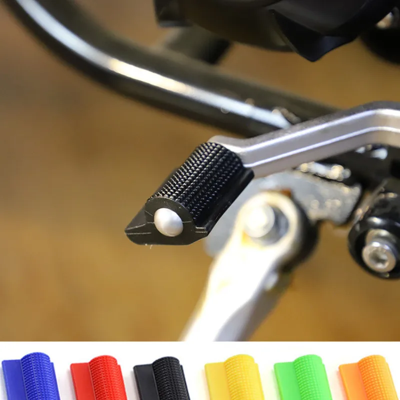 Motorcycle Shift Gear Lever Pedal Rubber Cover Shoe Protector Foot Peg