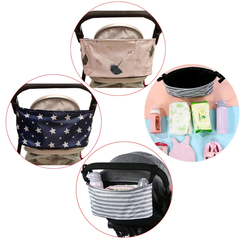 Baby Stroller Bags Organizer Infant Diaper Bag Maternity Nappy Hanging Bag Cup Holder Stroller Accessories Mummy Pram Travel Bag Baby Strollers